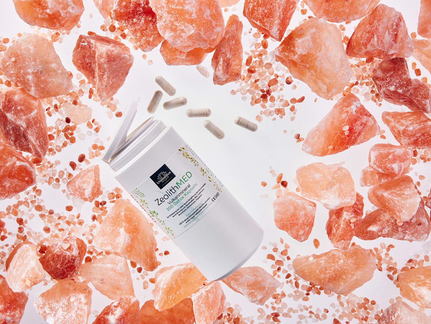 Zeolite MED Detox – 1000 mg pure clinoptilolite zeolite per daily dose (2 capsules) – 200 capsules – from Unimedica